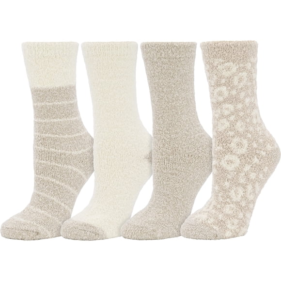 Calcetines BEARPAW Cozy Super Soft Lounge, paquete de 4 pare
