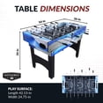 Free Shipping! Hathaway Matrix 7-in-1 Multi-Game Table with Foosball ...