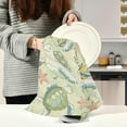thumbnail image 3 of Watercolor Seaturtle Dish Towels 4 Pack, Vintage Starsfish Washable Tea Towels Dishcloths Lint-Free 18x28 Inch Fast Drying for Kitchen Restaurant Bar Clean, 3 of 7