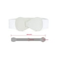 thumbnail image 3 of INSPIRE CHIC Women's Elastic Waist Belt Interlock 8-shaped Buckle Stretchy Belts, 3 of 7