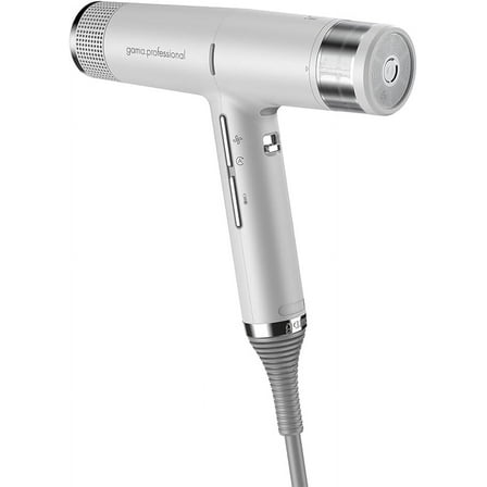 IQ1 Perfetto | Professional Hair Dryer | by Ga.Ma Italy | 2023 Update | 1500 Watts | Turbo 110.000 RPM | Washable Filter (Grey)