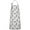 White Cow Moo, variant on White Cow Heart Pattern Apron-Garden Aprons for Women with Pockets-Cotton Linen Waterproof Kitchen Cooking Gardening Aprons Adjustable for Kitchen,Cooking,BBQ and Salon 33x27 Inch