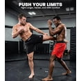 thumbnail image 5 of Exxact Sports MMA Shorts, No Gi BJJ Shorts for Men for Boxing, UFC, Kickboxing, Grappling, Jiu Jitsu & Cross Training (Black, Small), 5 of 7
