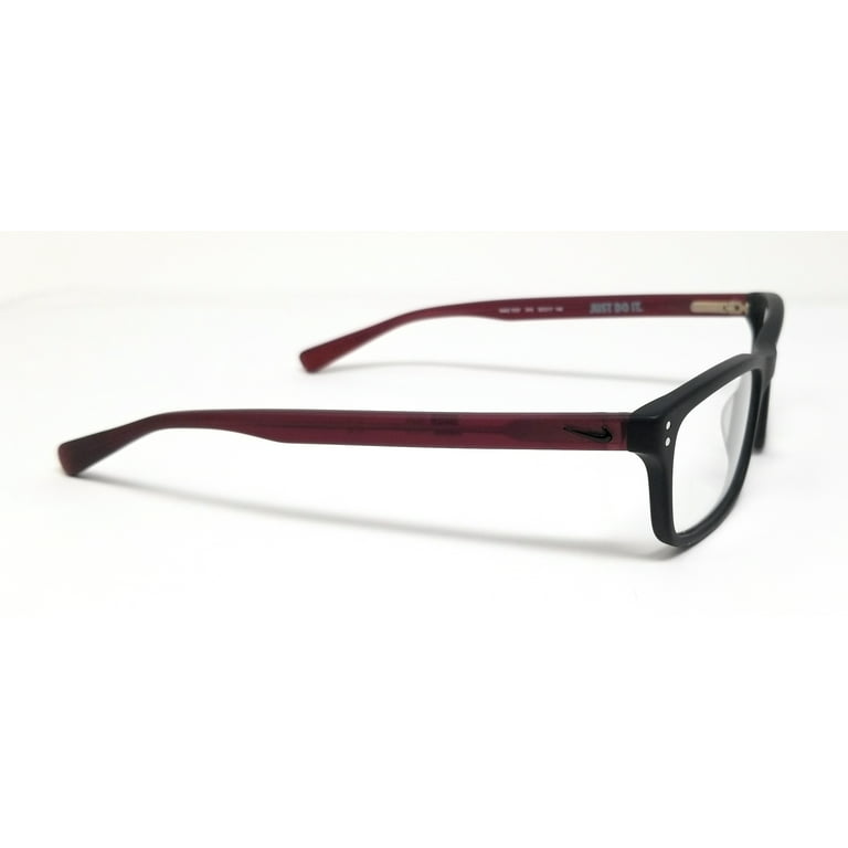 ondergeschikt winter los van eyeglasses nike 7237 015 matte black/matte red - Walmart.com