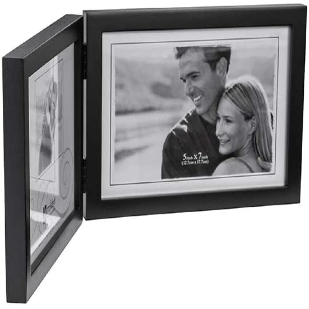 4x4/8x8 Black Malden International Designs Smartphone Collection Black Wood Picture Frame