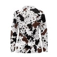 thumbnail image 3 of Uorisanigo Brown Cow Pattern Womens Long Sleeve Golf Shirt Soft Comfortable Moisture Wicking Casual Tennis Activewear Washable Tennis Tops for Workout Sports, 3 of 7