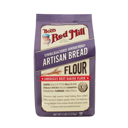 Bobs Red Mill 5 lbs. Artisan Bread Flour (Best Hand Crank Flour Mill)