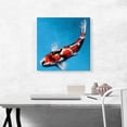 thumbnail image 2 of ARTCANVAS Doitsu Koi Carp Fish Japan China Asia Canvas Art Print - Size: 18" x 18" (1.50" Deep), 2 of 9