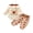 Apricot, variant on Cjfdfy Newborn Baby Girl Thanksgiving Fall Outfit Turkey Long Sleeve Romper Print Pants and Bow Headband 3pcs Infant Cute My First Thanksgiving Fall Winter Outfits 0-18M
