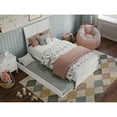 thumbnail image 5 of AFI, Andorra Twin Platform Bed with Panel Footboard and Twin Trundle, White, 5 of 10