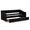 Black, variant on Tcbosik Twin Size Daybed with 2 Storage Drawers, Upholstered Sofa Bed with Button Tufted Back for Bedroom, No Box Spring Needed, Grey