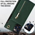 thumbnail image 4 of Wallet Case for  PU Zipper Wallet Smartphone Case with Card Holder & Shoulder Strap, 4 of 4