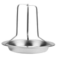 thumbnail image 4 of 1Pc Stainless Steel Upright Roast Chicken Holder Roaster Rack Barbecue Grilling BBQ Tools, 4 of 7