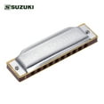 thumbnail image 3 of Suzuki 1072-E Folkmaster Standard 10-Hole Diatonic Harmonica Key of E 20 Tone for Beginner Student, 3 of 7