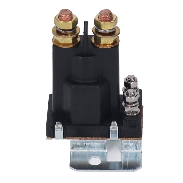 Motor Start Contactor, High Current Relay DC 24V 500A Conversion Type Contact Easy To Connect 30W Brass Coil For Lawn Mower Start Type,Long Term