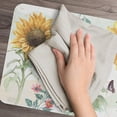 thumbnail image 5 of Wipe-Clean Reversible Placemats - Set of 2 - Made in the USA - Sunflower Splendor, 5 of 8