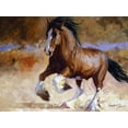 thumbnail image 2 of Hawley, Carolyne 24x19 Black Ornate Wood Framed with Double Matting Museum Art Print Titled - Rumis Run, 2 of 4