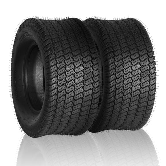 Ktaxon 24x9.50-12 Turf Tires Set of 2, 4PR Tubeless Lawn Mower & Garden Tractor Tires for Golf Cart Utility Vehicles