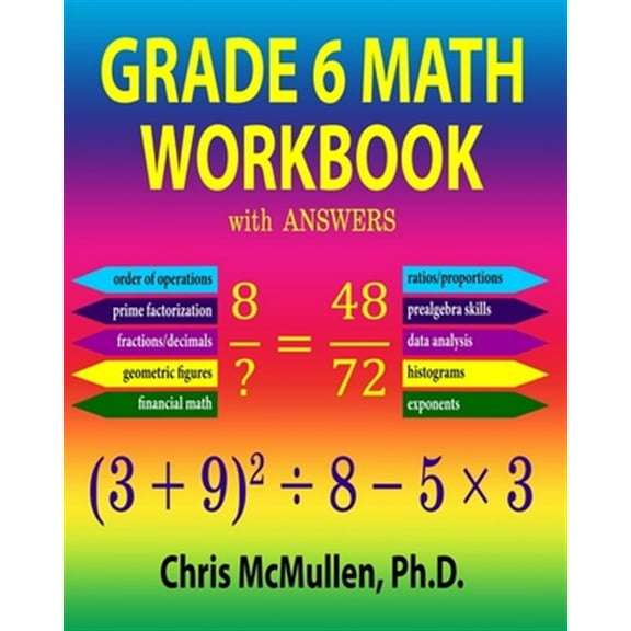 Improve Your Math Fluency Grade 6 Math Workbook with Answers, Book 21, (Paperback)