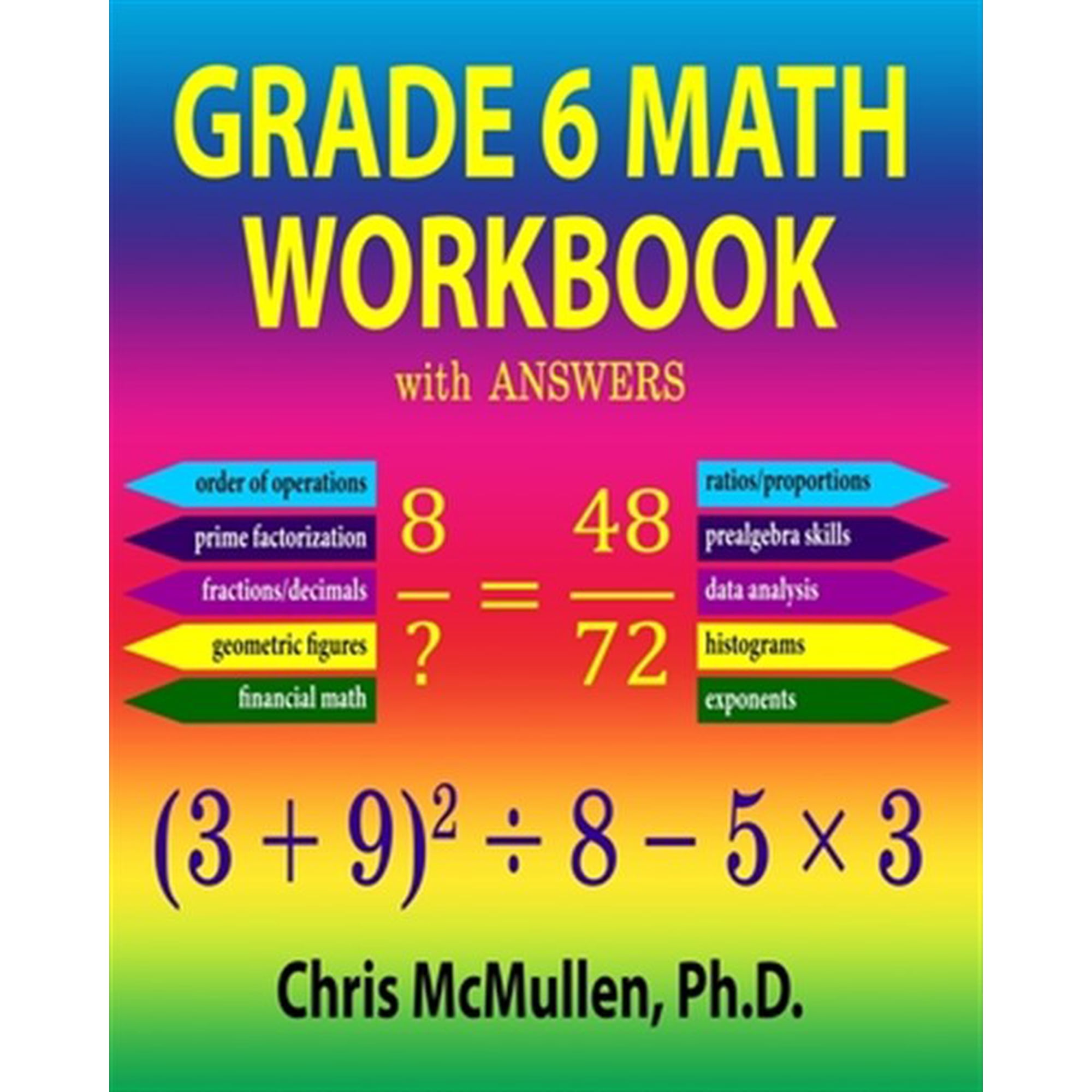 Improve Your Math Fluency Grade 6 Math Workbook with Answers, Book 21, (Paperback)