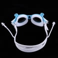 thumbnail image 4 of 1 Par de Gafas de Natación Gafas para Cristal Anti Niebla con Tapones para Niños Protección , Azul Claro, 10.8 cm, 4 of 8