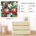 thumbnail image 6 of Yayeee 6 Pack Kitchen Dishcloths for Washing Dishes Soft Absorbent Microfiber Towels, Red Apple Pattern, 6 of 9