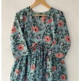 thumbnail image 2 of Handblock Cotton Dress, Floral Dresses,Cotton Long Dress,Blockprint Dress, Party Wear Dresses,Cotton Skater & Circle Dress, Handmade Dresses, 2 of 8