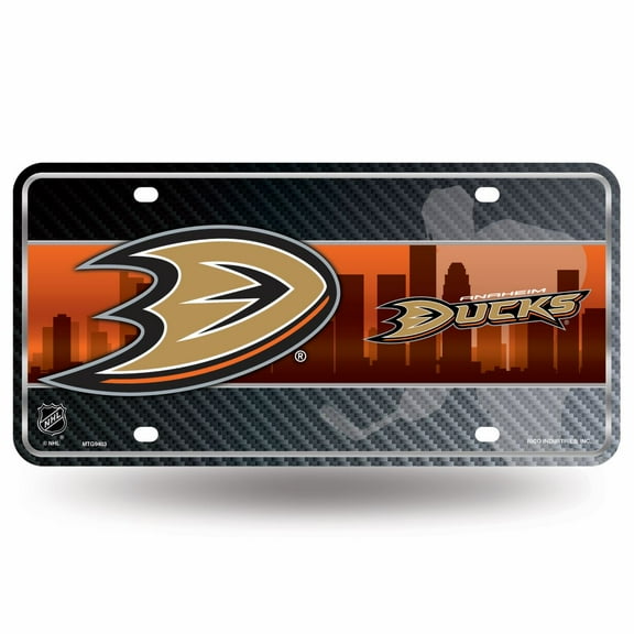Anaheim Hockey Ducks Standard 12x6 Metal License Plate Auto Tag