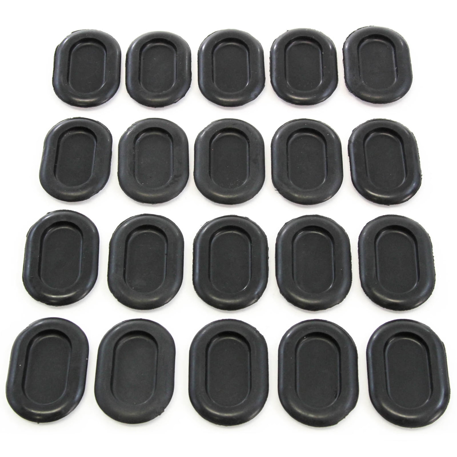 Red Hound Auto 20 Floor Drain Plugs Compatible with Jeep Wrangler TJ