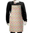 thumbnail image 1 of Love Kids Apron, Simplistic Colorful Symmetric Heart Shapes Repetition Romantic Valentine's Day, Boys Girls Apron Bib with Adjustable Ties for Cooking Baking Painting, Multicolor, by Ambesonne, 1 of 2