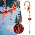 thumbnail image 2 of Solar Christmas Decorative Lights Santa's Walking Stick Lights For Outdoor Use. Suitable For Garden Paths Outdoor Christmas Tables And Courtyard Decorations. Star Lights String Battery Operated, 2 of 4