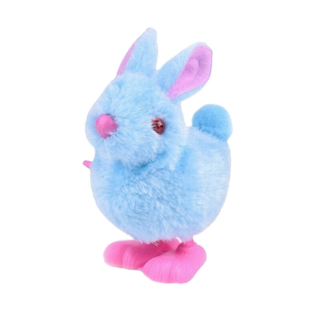 Jouets à Remonter Peluche Poussin Multicolore Animaux de Dessin Animé Mécanisme 8x9 cm Cadeau pour Enfants Décoration de Pâques