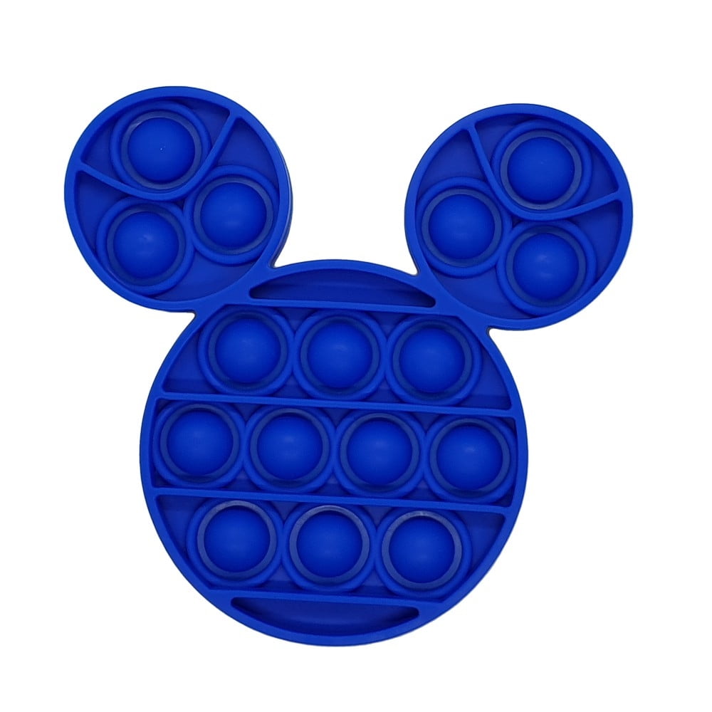 Mickey Mouse Push It Pop Sensory Fidget Toy Stress Relief for Kids Keychain 