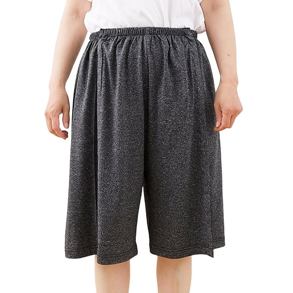 Men's Casual Shorts Comfortable Snap Closure Pants for Home Rehab Care Spring Summer Wear Soft Lightweight Breathable Easy Care Men's Adaptive Pants Chinos Stretch