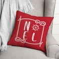 thumbnail image 2 of Creative Products Nautical Noel 18 x 18 Spun Poly Pillow, 2 of 2