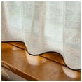 thumbnail image 3 of Bistro curtain short, linen semi-transparent curtains kitchen, panel curtain kitchen curtains café curtain country style short curtain for kitchen café room, 3 of 9