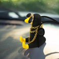 thumbnail image 4 of Adorno Colgante de Pato para Coche Accesorios Colgantes para Espejo Retrovisor Negro YONGSHENG, 4 of 5