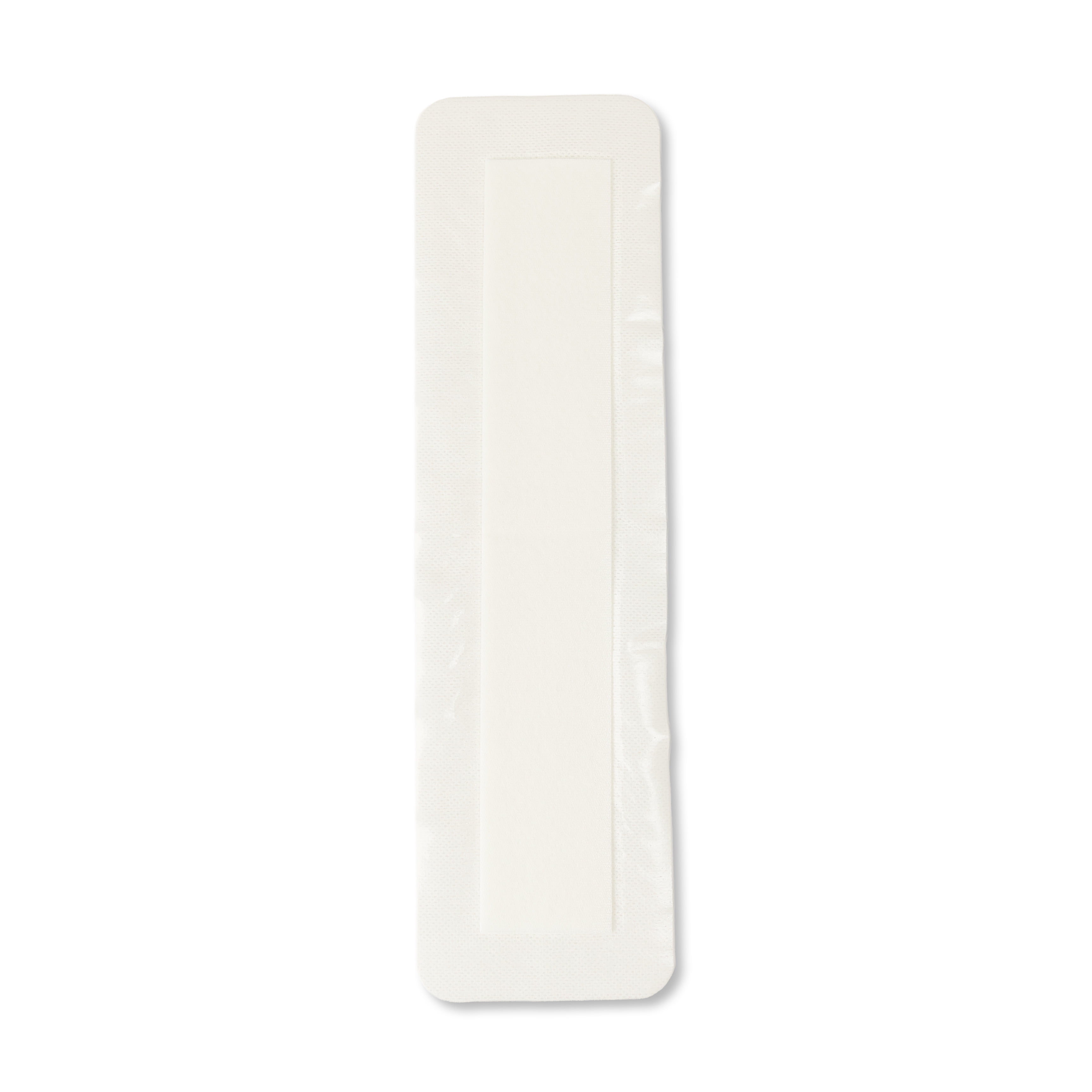 Medline Bordered Gauze, Adhesive Island Wound Dressing, Sterile, 4"x14", 15 Count