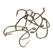 Eagle Claw Lazer Sharp Barbless Baitholder Fishing Hook, Bronze