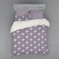 thumbnail image 1 of Ambesonne Floral Bedding Set 4 Pcs, Bindweed Flower Bells Design, Queen, Petrol Blue Mauve, 1 of 3