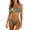 Army Green, variant on Womens Bikini Set 2 Piece Halter Triangle Bikini Tops for Women Adjustable Tie String Brazilian Thong Bikini Bathing Suit