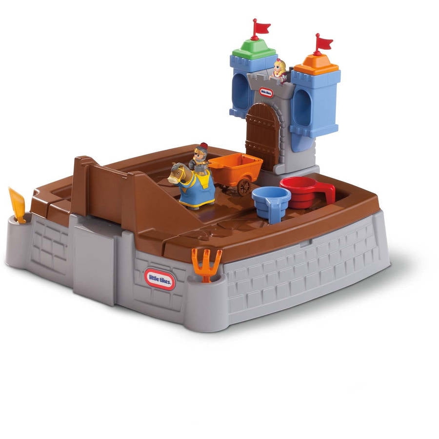 little tikes castle sandbox