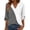 15#Gray, variant on 3/4 Length Sleeve Womens Tops V Neck T Shirts Plus Size Loose Fitting Tops Work Blouses Dressy Casual Outfits White M