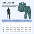thumbnail image 3 of KLL Modern Excavator Sleepwear Mens Flannel Pajamas,Long Cotton Pj Set, 3 of 7