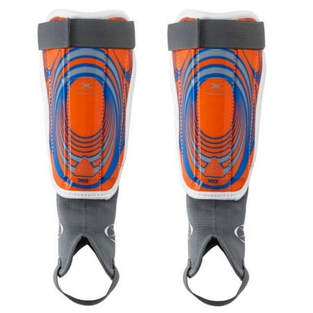 Fluro Rubber - Xara XG-1 v4 Shinguard (Fluro Orange/Royal)