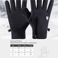 thumbnail image 2 of Toystoory Guantes de invierno Envoltura de mano Suministros de ciclismo Mano de obra fina Equipo de esquí a prueba de agua Accesorios para Ciclismo Gris/M, 2 of 6