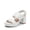 WHITE, variant on Women's Comfort Chunky Heel Sandals – Platform Block Heels with Adjustable Buckle, Stylish & Comfortable for Daily Wear, Work, & Party Events