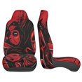 thumbnail image 4 of Jason Voorhees Car Seat Covers 2 Pcs for Seat Protector Soft Flexible Seat Cushion Cover Fit for Most Car and Truck, 4 of 9