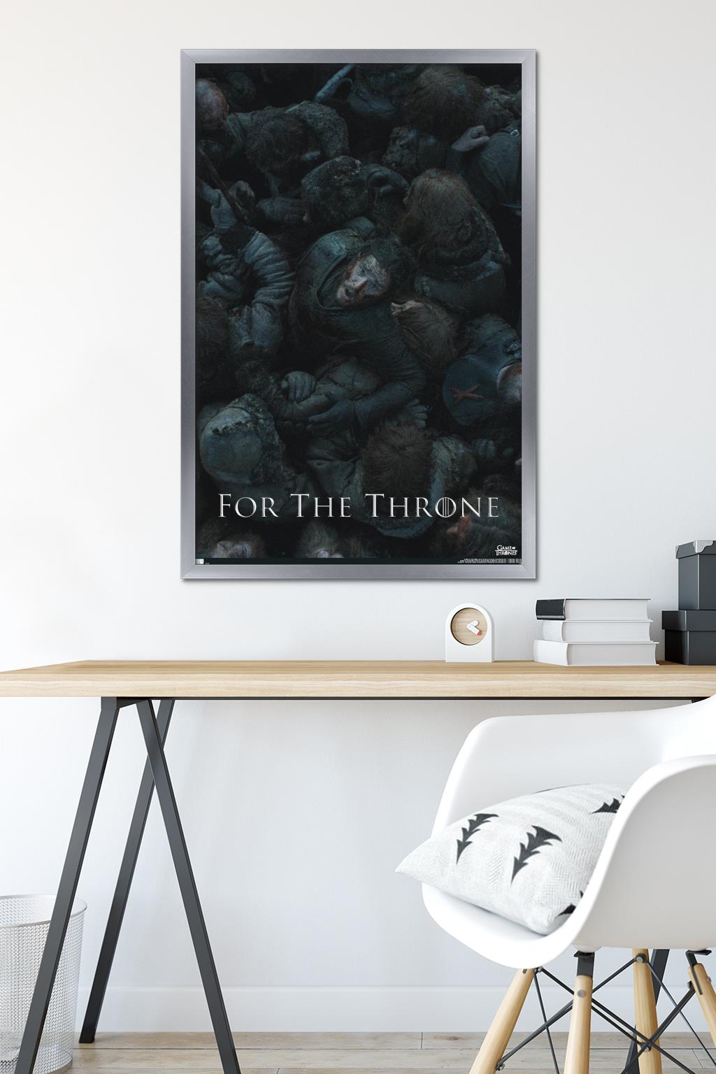 Game of Thrones - The Battle Wall Poster, 22.375" x 34", Framed
