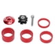 thumbnail image 2 of Piezas De Bicicleta, Peso Ligero, Conveniente, Práctico, Apariencia Brillante, Auriculares Para Bicicleta Para Reemplazo ANGGREK Rojo, 2 of 8
